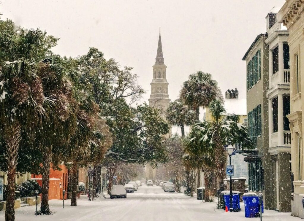 january in charleston sc